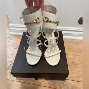 GUCCI CAGE HEEL SANDAL